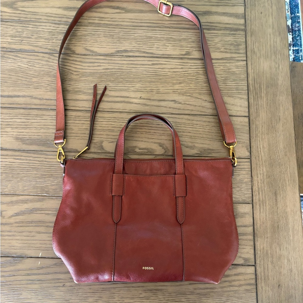 Fossil Women's Tan Leather Bag